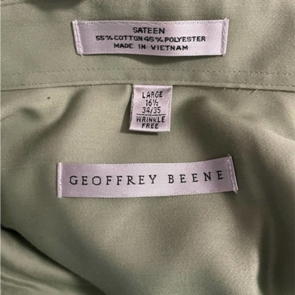 Geoffrey Beene Sateen Shirt - Picture 2 of 3